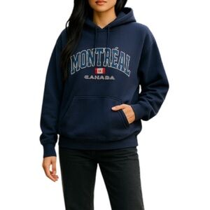 Montreal Navy Blue Hoodie